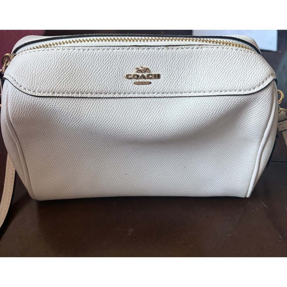 COACH Very Rare F76629‎ Bennett Crossbody White Excellent Condition